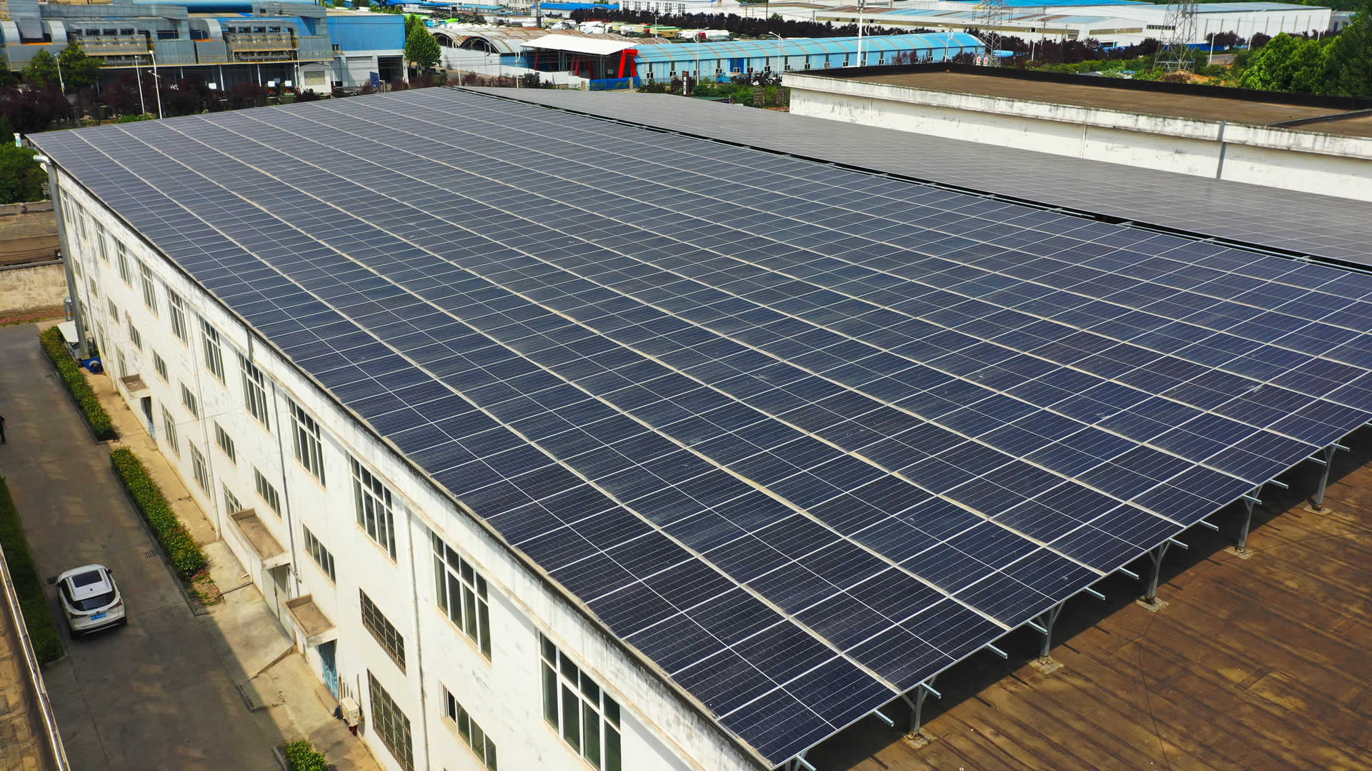 Photovoltaik-Stromerzeugungsprojekt des Luoyang Zhonglan Aviation Science and Technology Park