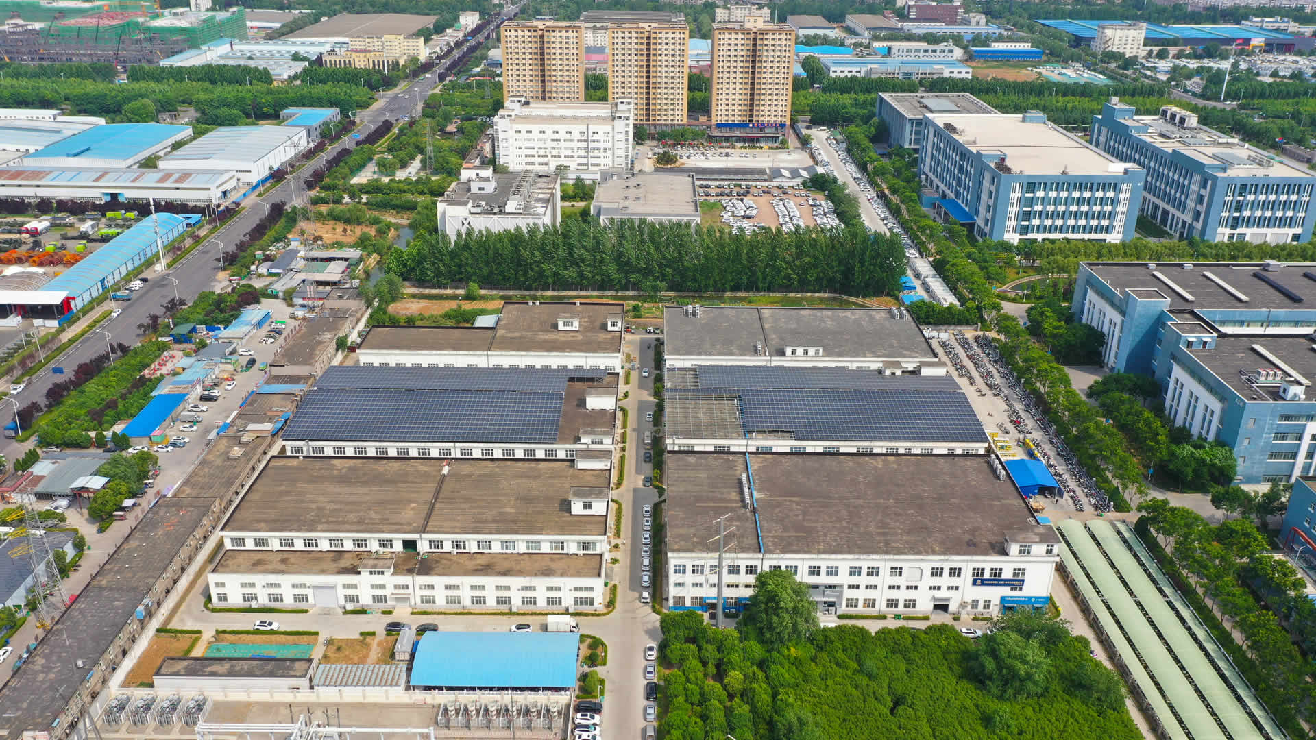 Photovoltaik-Stromerzeugungsprojekt des Luoyang Zhonglan Aviation Science and Technology Park